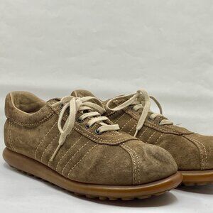 Camper Women's Beige Tan Suede Comfortable Sneakers Size 6.5